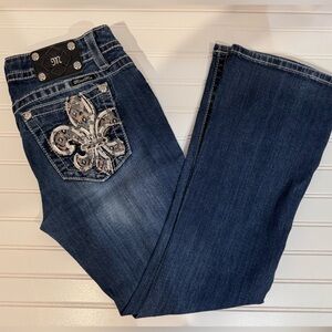 Miss Me Signature Boot Cut Jeans Sz 31, length 30
